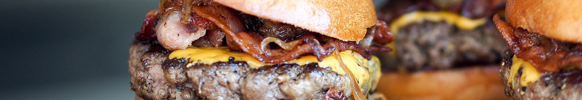 Eating Burger Pub Food at Schooner's Burgers 'N Beer restaurant in Colton, CA.